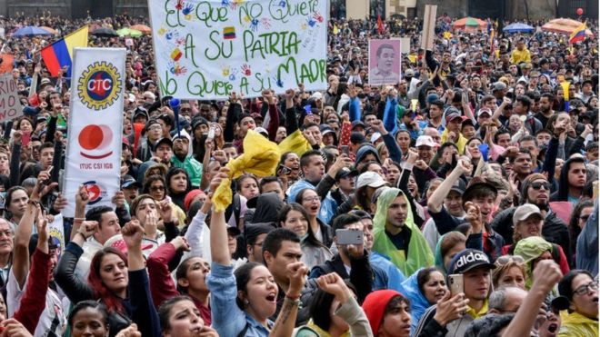 Colombia protestas
