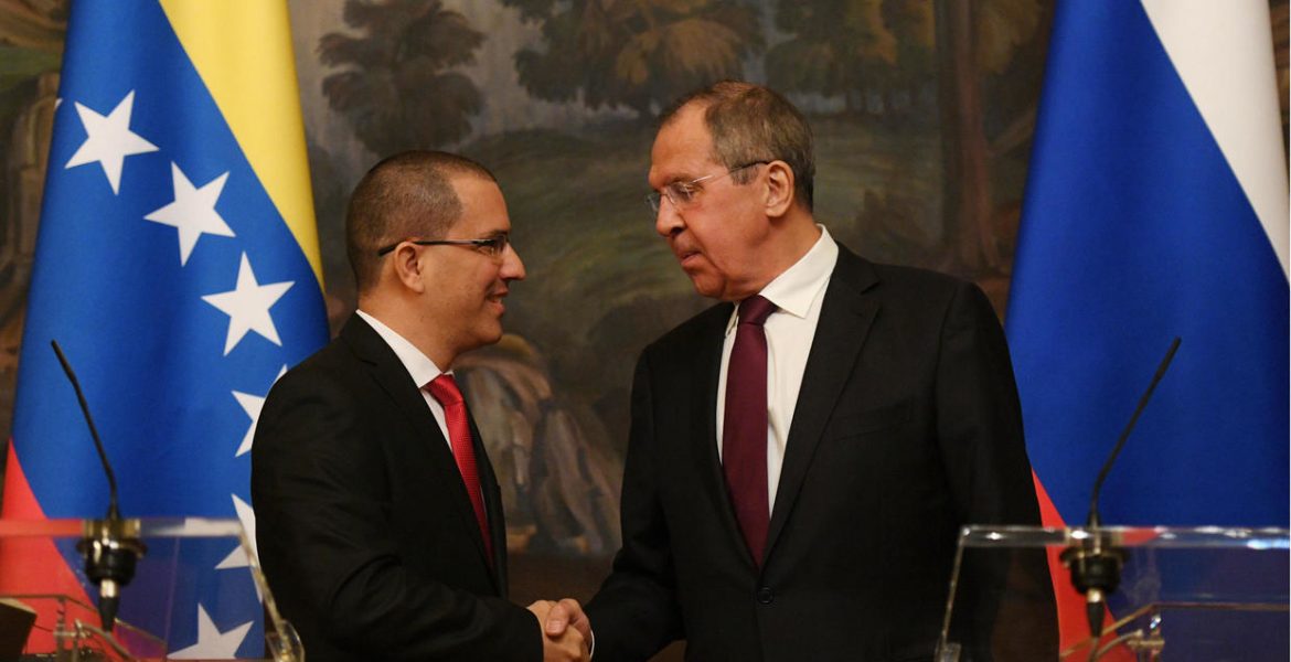 Sergei Lavrov y Jorge Arreaza
