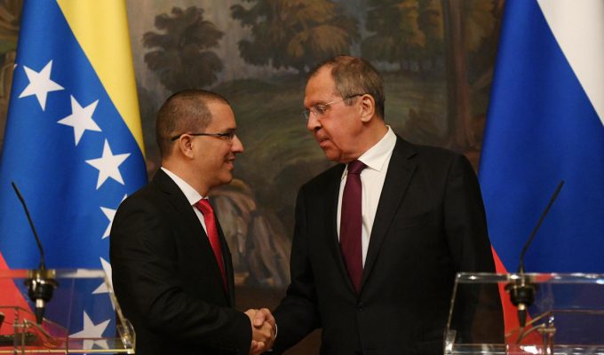 Sergei Lavrov y Jorge Arreaza