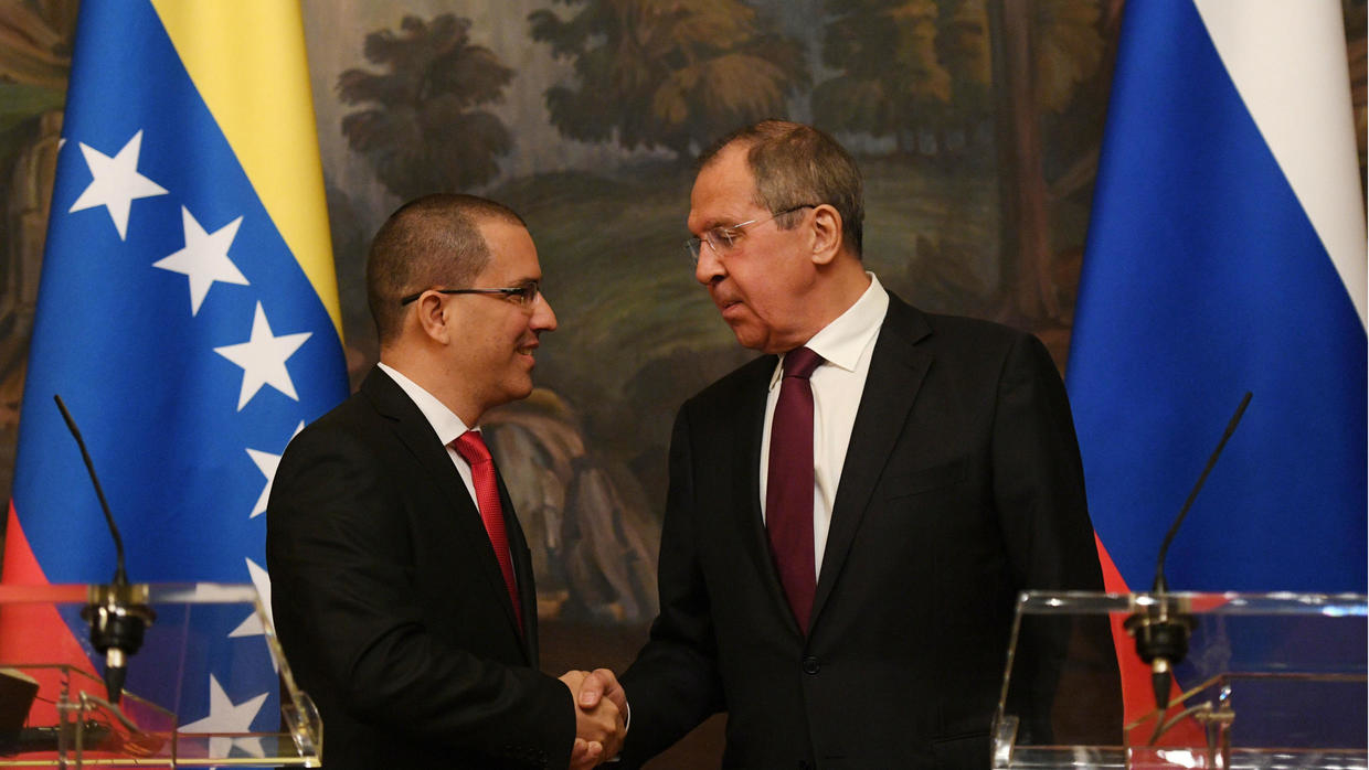 Sergei Lavrov y Jorge Arreaza