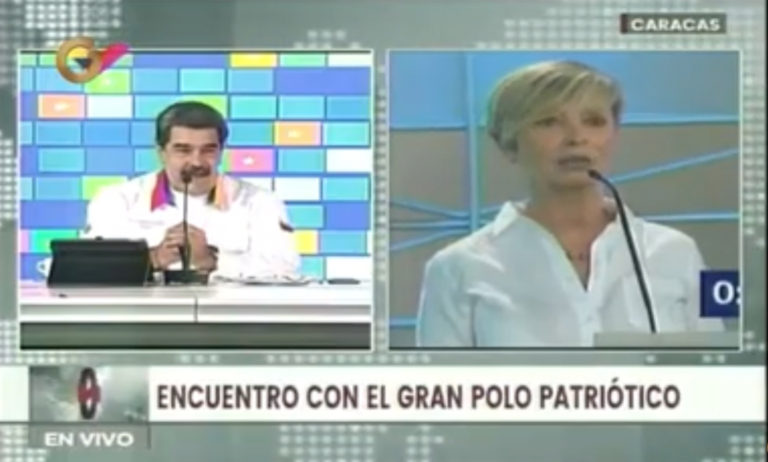 (En Video) Nicolás Maduro atacó a candidata del MAS, María Verdeal. ¡Pero le da la razón!